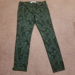 Joe Fresh Camo Skinny Jeans NWOT Sz 6